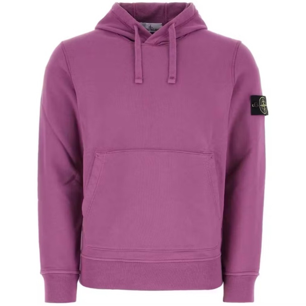Stone Island Mauve Hoodie for Men